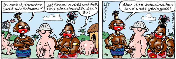 forscher sind wie schweine